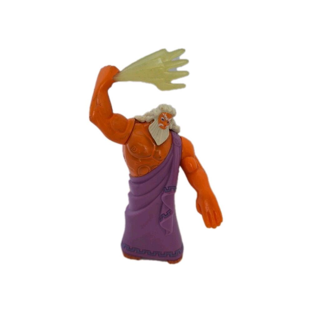 Vintage 1997 Disney Hercules Zeus Christmas Ornament McDonalds Happy Meal Toy